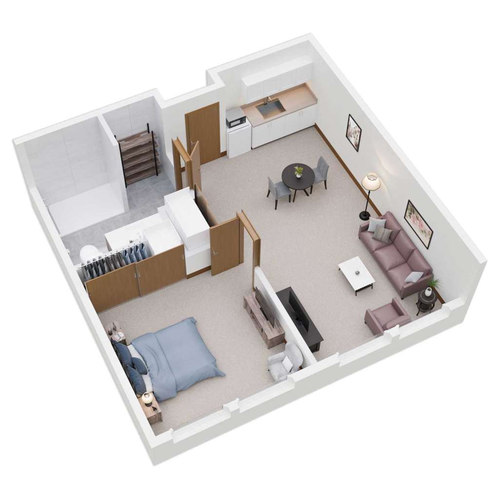 Tanner spring assisted living 3d senior living apartment
